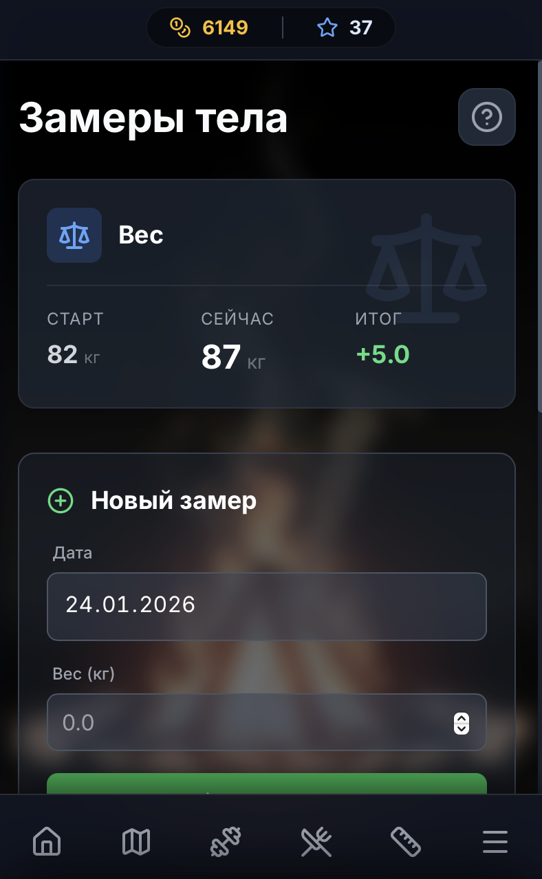 Интерфейс приложения